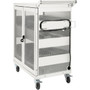 Tripp Lite by Eaton CSC32ACW 32-Device AC Charging Station Cart White - 4 Casters - Steel - White - For 32 Devices CSC32ACW