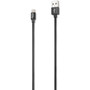 iStore Lightning Charge 4ft 12m Braided Cable Black - 39 ft LightningUSB Data Transfer Cable for Computer Power Adapter iPad ACC99410CAI