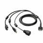 Wacom 3-in-1 cable DTK1651  DTH-1152 - HDMIPowerUSB AVPowerData Transfer Cable for Interactive Display - Second End 1 x 19-pin ACK42012
