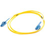 C2G 30m LC-LC 9125 OS2 Duplex Single-Mode PVC Fiber Optic Cable - Yellow - 984 ft Fiber Optic Network Cable for Network Device - - - 37466