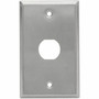 Tripp Lite by Eaton N206-FP01-IND RJ45 Bulkhead Wall Plate 1 Cutout Industrial Metal - 1 x Total Number of Sockets - 1-gang - - - N206-FP01-IND