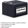 CyberPower RB1270X2C Replacement Battery Cartridge - 2 X 12 V  7 Ah Sealed Lead-Acid Battery 18MO Warranty RB1270X2C