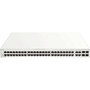 D-Link 52-Port Nuclias Cloud-Managed PoE Switch - 52 Ports - Manageable - 2 Layer Supported - Modular - 4 SFP Slots - Optical Fiber - DBS-2000-52MP