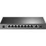 TP-Link 10-Port Gigabit Desktop Switch with 8-Port PoE - 10 Ports - 2 Layer Supported - Modular - 1 SFP Slots - 711 W Power - 63 W - TL-SG1210P