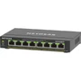 Netgear 8-Port Gigabit Ethernet PoE Smart Managed Plus Switch - 8 Ports - Manageable - 2 Layer Supported - 62 W PoE Budget - Twisted GS308EP-100NAS