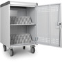 Kensington AC30 30-Bay Security Charging Cabinet - Push Handle Handle - 4 Casters - 5 127 mm Caster Size - For 30 Devices K62323NA