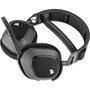 Corsair HS80 RGB WIRELESS Premium Gaming Headset with Spatial Audio - Carbon - 60 ft - 32 Kilo Ohm40 kHz - Omni-directional Microphone CA-9011235-NA