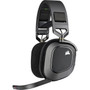 Corsair HS80 RGB WIRELESS Premium Gaming Headset with Spatial Audio - Carbon - 60 ft - 32 Kilo Ohm40 kHz - Omni-directional Microphone CA-9011235-NA