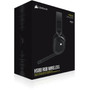 Corsair HS80 RGB WIRELESS Premium Gaming Headset with Spatial Audio - Carbon - 60 ft - 32 Kilo Ohm40 kHz - Omni-directional Microphone CA-9011235-NA
