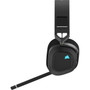 Corsair HS80 RGB WIRELESS Premium Gaming Headset with Spatial Audio - Carbon - 60 ft - 32 Kilo Ohm40 kHz - Omni-directional Microphone CA-9011235-NA