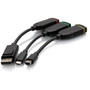 C2G Universal HDMI Dongle Adapter Ring with Mini DP DisplayPort  USB-C - Black C2G30028