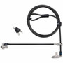 Kensington Slim N17 20 Keyed Dual Head Laptop Lock for Wedge-Shaped Slots - Custom Keyed - Patented T-barKey Lock - Plastic - For K60509
