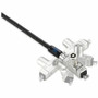 Kensington Slim N17 20 Keyed Dual Head Laptop Lock for Wedge-Shaped Slots - Custom Keyed - Patented T-barKey Lock - Plastic - For K60509
