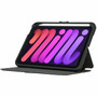 Targus Pro-Tek THZ913GL Carrying Case Flip for 83 Apple iPad mini 6th Generation Tablet - Black - Shock Absorbing Bump Ding - - THZ913GL