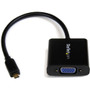 StarTech.com Micro HDMI&reg; to VGA Adapter Converter for Smartphones / Ultrabook / Tablet - 1920x1080 - HDMI/VGA Video Cable for PC, (Fleet Network)