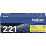 Brother TN221Y Original Toner Cartridge - Laser - Standard Yield - 1400 Pages - Yellow - 1 Each (TN221Y)