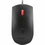 Lenovo Fingerprint Biometric USB Mouse Gen 2 - Optical - Cable - Black - USB Type A - 1600 dpi - Scroll Wheel - 3 Buttons - 4Y51M03357