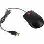 Lenovo Fingerprint Biometric USB Mouse Gen 2 - Optical - Cable - Black - USB Type A - 1600 dpi - Scroll Wheel - 3 Buttons - 4Y51M03357