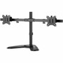 Rocstor ErgoReach Mounting Pole for Flat Panel Display - Black - LandscapePortrait - Height Adjustable - 2 Displays Supported - 17 Y10N003-B1