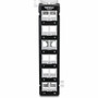 TRENDnet 12-Port Blank Angled Wall Mount Keystone Patch Panel - 12 Ports - Black Powder Coat - Wall Mountable TC-KP12V