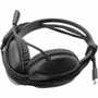 Cyber Acoustics AC-4014 Headset - Stereo - USB Type C - Wired - 32 Ohm - 20 Hz - 20 kHz - Over-the-head On-ear - Binaural - - 6 ft - AC-4014