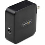 StarTechcom 140W USB-C Wall Charger USB-IF Certified PD 31 Portable GaN Charging Power Adapter 6ft18m USB-C to USB-C Cable - - 1014GCN-WALL-CHARGER