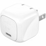 Belkin 30W Portable USB-C Wall Charger - 1xUSB-C 30W - Fast Charge - Power Adapter - White - 30 W WCA008DQWH