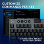 Logitech G G915 X LIGHTSPEED TKL Gaming Keyboard - WiredWireless Connectivity - BluetoothRF - 240 GHz - USB Type C Interface - RGB 920-012715