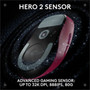 Logitech G PRO X SUPERLIGHT 2 DEX Gaming Mouse - HERO 2 - Wireless - Radio Frequency - 240 GHz - Rechargeable - Magenta - USB 20 - - 910-007371