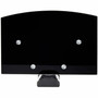 StarTechcom Floating Wall-Mounted AV Shelf Adjustable Height Shelf For Under TV AV Equipment Black Tempered Glass Shelf - Floating 1B-WALL-MOUNT-SHELF