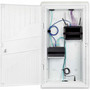 StarTechcom 28in Wall-Mount Media Enclosure Cable Management Box for Network Distribution Mounting FixturesModules Included White 28P1-MEDIA-ENCLOSURE