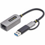 StarTechcom 25GbE USB-C to Ethernet Adapter with USB-A Converter NBASE-T NIC USB 30 Type-C 251G Multi Speed Network USB 31 - U2GA-USB-C-ETHERNET