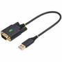 StarTechcom 1ft 30cm USB to Serial Adapter Cable COM Retention FTDI DB9 RS232 Interchangeable DB9 NutsScrews - Add a DB9 port 1P1FFC-USB-SERIAL