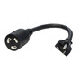 1ft NEMA 5-20P to NEMA L5-20R Power Cable - 12AWG - SJT Jacket 20A 125V