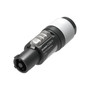 Neutrik 3 Pole AC Power-out Cable Connector - Grey for 10-16mm diameter cable