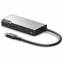 Alogic USB-C Fusion SWIFT 4-in-1 Hub - Space Grey - USB Type C - 640 MBs - Portable - 4 USB Ports - 4 USB 30 Ports - ChromeOS UCFUUA-SGR