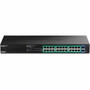TRENDnet 26-Port Gigabit EdgeSmart PoE Switch - 24 Ports - Manageable - Gigabit Ethernet - 1000Base-T 1000Base-X - 2 Layer Supported TPE-TG262ES