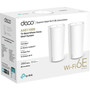 TP-Link Deco XE200 Wi-Fi 6E IEEE 80211ax Ethernet Wireless Router - Tri Band - 240 GHz ISM Band - 6 GHz UNII Band - 16 x Antenna16 DECO XE2002-PACK