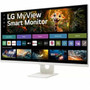 LG MyView 32SR73U-W 32 Class 4K UHD Smart LCD Monitor - 169 - 315 Viewable - Vertical Alignment VA - 3840 x 2160 - 250 - 5 ms - 32SR73U-W