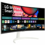 LG MyView 34SR65QC-W 34 Class WQHD Curved Screen Smart LCD Monitor - 219 - 34 Viewable - 3440 x 1440 - 167 Million Colors - 300 - 34SR65QC-W