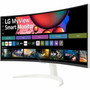 LG MyView 34SR65QC-W 34 Class WQHD Curved Screen Smart LCD Monitor - 219 - 34 Viewable - 3440 x 1440 - 167 Million Colors - 300 - 34SR65QC-W