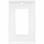 Tripp Lite by Eaton Single-Gang Faceplate Decora Style - Vertical White - 1-gang - White - Acrylonitrile Butadiene Styrene ABS N042D-100-WH