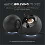 Creative Pebble SE 20 Speaker System - 44 W RMS - Black - Tabletop - USB - 1 51MF1725AA000