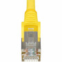 StarTechcom 5ft Yellow CAT6a Ethernet Cable Snagless RJ45 10G 100W PoE SFTP LSZH 27AWG Bare Copper 500MHz Shielded Network - NLYL-5F-CAT6A-PATCH