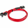 Rocstor 50cm Serial Attached SCSI SAS Cable - SFF-8087 to 4x Latching SATA - 16 ft 050 m Mini-SASSATA Data Transfer Cable for SAS Y10C873-RD