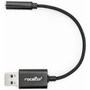 Rocstor USB Type-A to 35 mm Headphone Jack Adapter - 79 20117 mm Mini-phoneUSB Audio Cable for Headphone Tablet PC Phone - Y10A346-B1