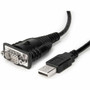 Rocstor USB to Serial Adapter - 3 ft 091 m SerialUSB Data Transfer Cable for Barcode Scanner Scanner Network Switch Notebook - Y10C877-B1