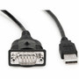 Rocstor USB to Serial Adapter - 3 ft 091 m SerialUSB Data Transfer Cable for Barcode Scanner Scanner Network Switch Notebook - Y10C877-B1