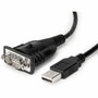 Rocstor 1 Port FTDI USB to Serial RS232 Adapter Cable with COM Retention - 6 ft 183 m SerialUSB Data Transfer Cable for Notebook Y10C876-B1
