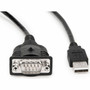 Rocstor 1 Port FTDI USB to Serial RS232 Adapter Cable with COM Retention - 6 ft 183 m SerialUSB Data Transfer Cable for Notebook Y10C876-B1